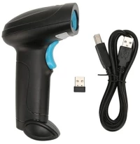 Ασύρματο Laser Barcode Scanner με USB - Bluetooth Χειρός Andowl Επαναφορτιζόμενο
με Δυνατότητα Ανάγνωσης 1D 2D και QR Barcodes Μαύρο-Μπλε Q-SM55B Μαύρο-Μπλε