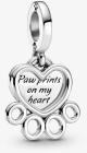 Σύμβολο Pandora Κρεμαστό με καρδιές και χνάρι ζώου 799360C00