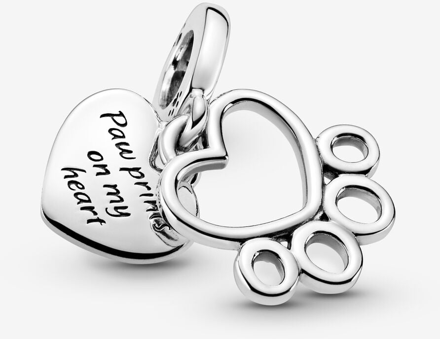 Σύμβολο Pandora Κρεμαστό με καρδιές και χνάρι ζώου 799360C00