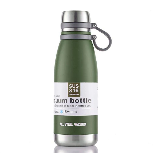 Μπουκάλι Θερμός με Ιμάντα Μεταφοράς 800ml JB-6065 Πράσινο