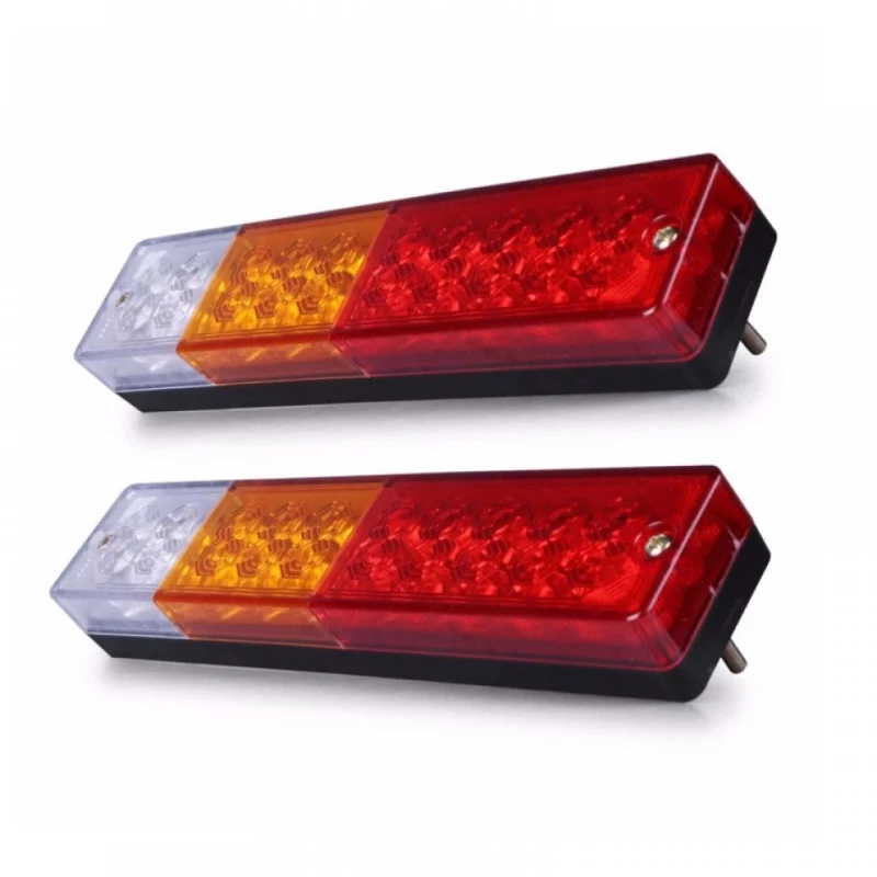 LED Αδιάβροχα Φώτα Τρέιλερ 12V με Βίδες Σετ 2τμχ SQ-0011