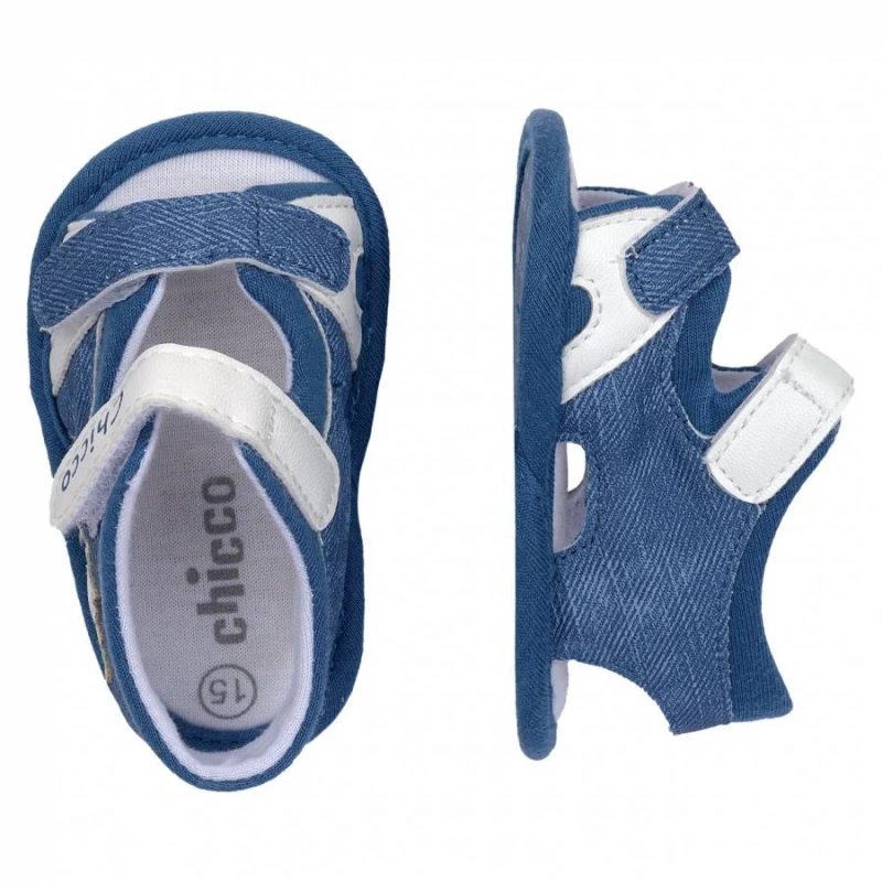 CHICCO BABY BOYS SANDAL NETTARE 6918400 860 DENIM PRINTED  PU