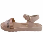 RICCO MONDO LEATHER SANDALS GIRLS COPPER T 30114 N1