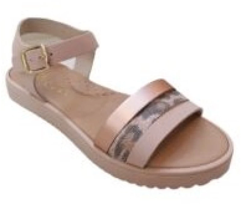 RICCO MONDO LEATHER SANDALS GIRLS COPPER T 30114 N1