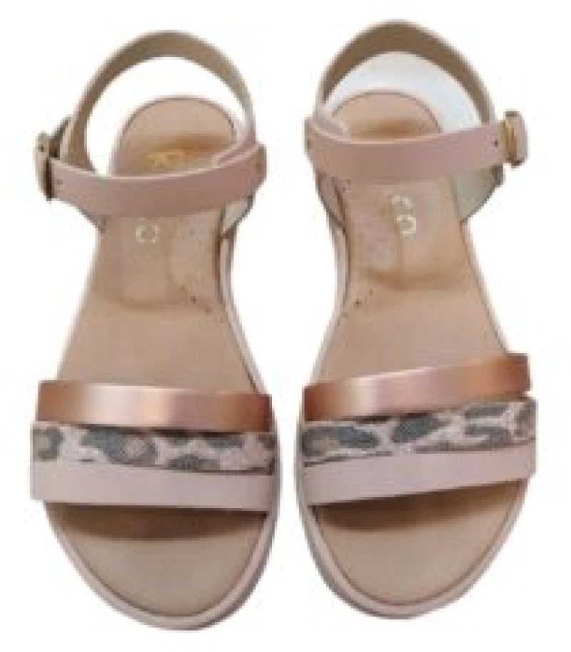 RICCO MONDO LEATHER SANDALS GIRLS COPPER T 30114 N1