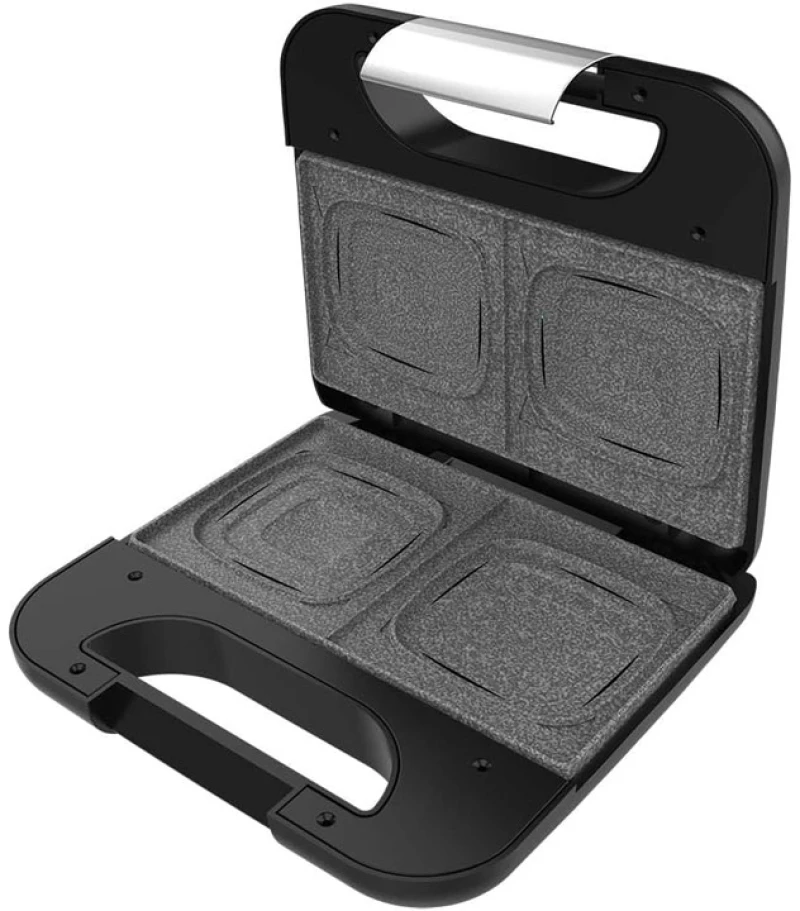 Τοστιέρα - Σαντουιτσιέρα 800 W Rock'nToast Square + Cecotec CEC-02953