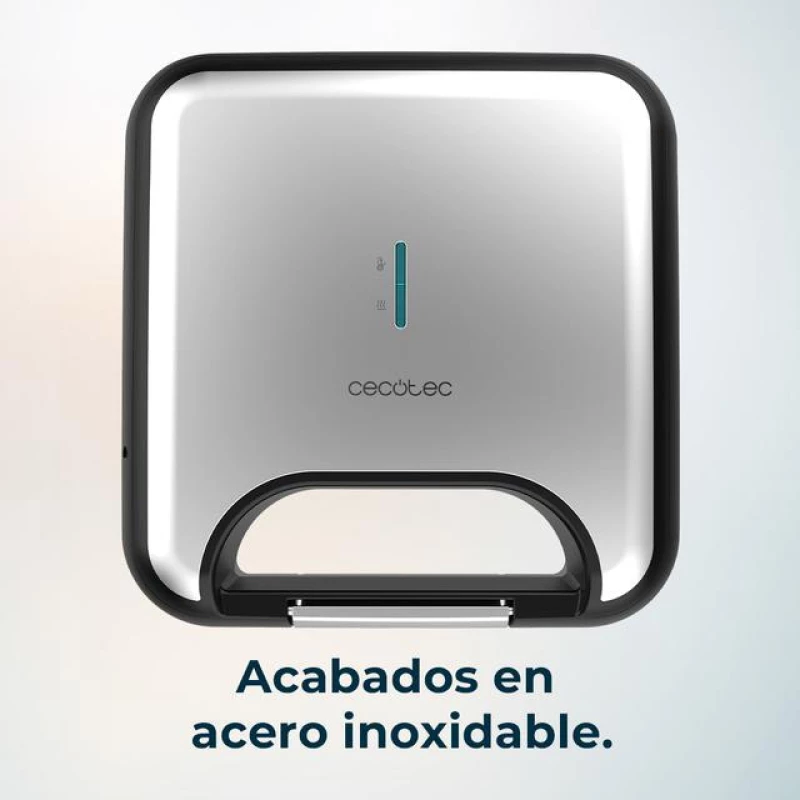 Τοστιέρα - Σαντουιτσιέρα 800 W Rock'nToast Square + Cecotec CEC-02953