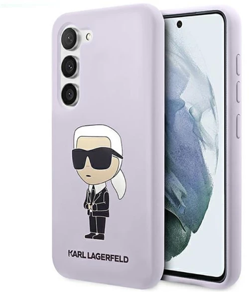 Karl Lagerfeld Silicone NFT Ikonik - Case for Samsung Galaxy S23+ (Purple)