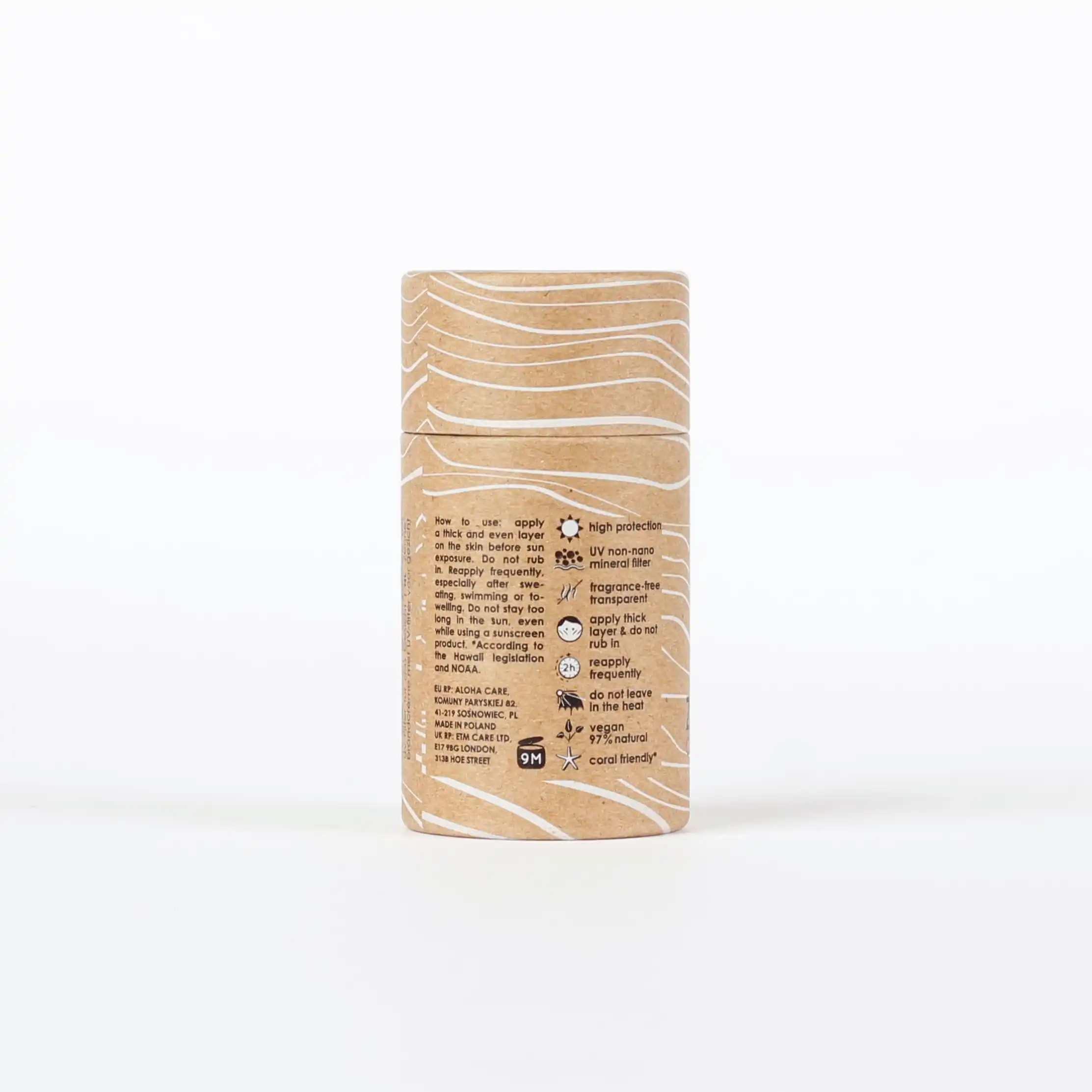 Αντηλιακό Aloha Zinc Stick 22g - Διάφανο