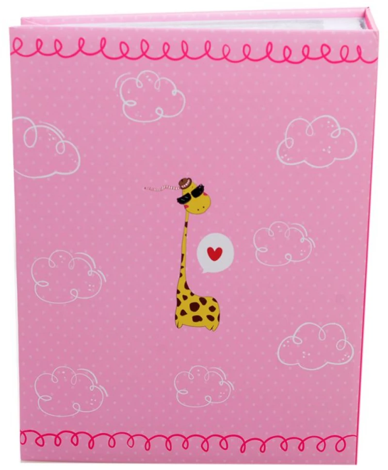 Άλμπουμ ’Giraffe pink‘ με θήκες 200 φωτογραφιών 10x15 10.3029