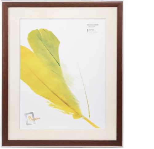 Κορνίζα ξύλινη για φωτογραφίες μεγέθους 40x50 σε Aluminium Brown χρώμα SM2059 40x50 | 10.8031