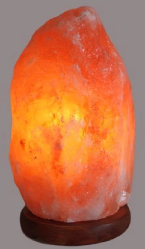 Φωτιστικό από Αλάτι Ιμαλαΐων σε σχήμα Βράχου Himalayan Salt Lamp 20cm