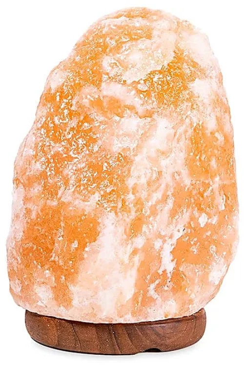 Φωτιστικό από Αλάτι Ιμαλαΐων σε σχήμα Βράχου Himalayan Salt Lamp 20cm
