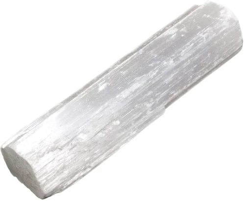 Ραβδί από Φυσικό Πέτρωμα Λευκού Σεληνίτη Selenite Crystal 10cm