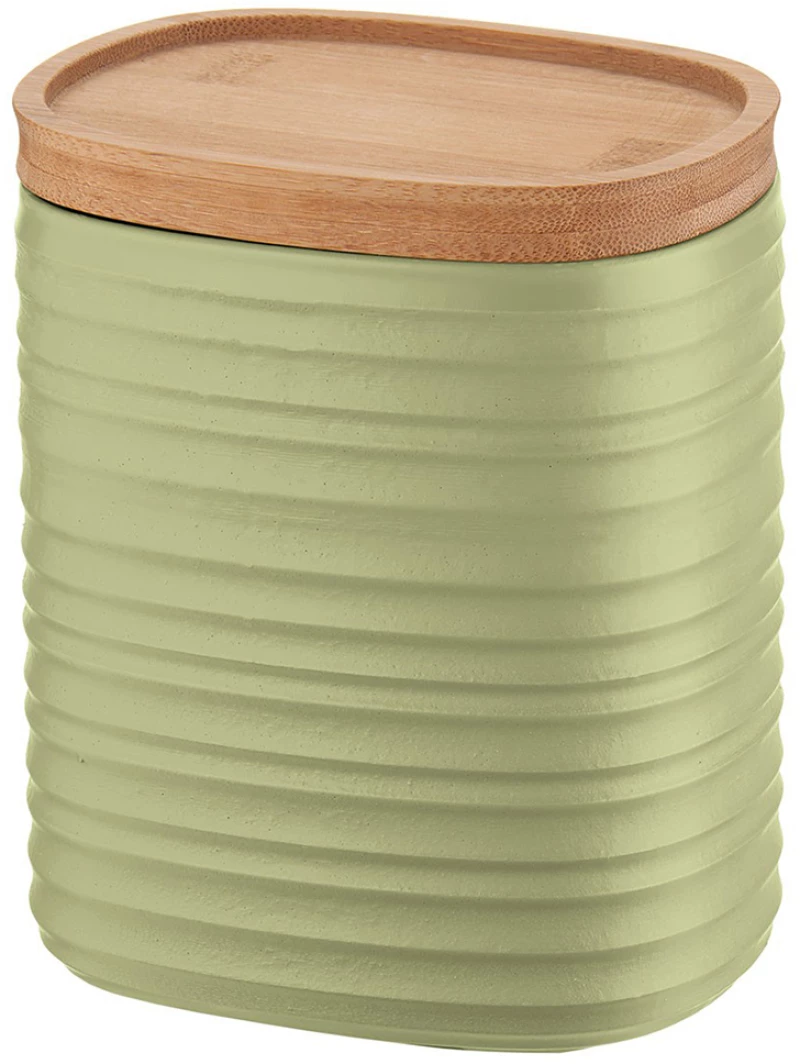 Βάζο 500ml με bamboo καπάκι Tierra πράσινο Marva 181801257