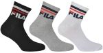 ΚΑΛΤΣΕΣ ΑΘΛΗΤΙΚΕΣ FILA 3PACK UNISEX - ΛΕΥΚΟ/ΜΑΥΡΟ/ΓΚΡΙ F9398