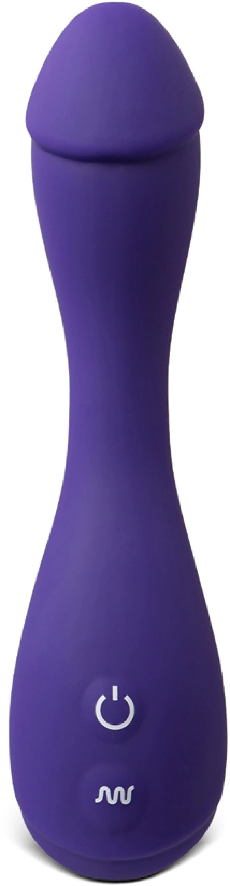 10-Speed Flexible Purple Silicone Realistic Dildo Vibrator