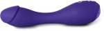 10-Speed Flexible Purple Silicone Realistic Dildo Vibrator