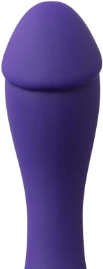 10-Speed Flexible Purple Silicone Realistic Dildo Vibrator