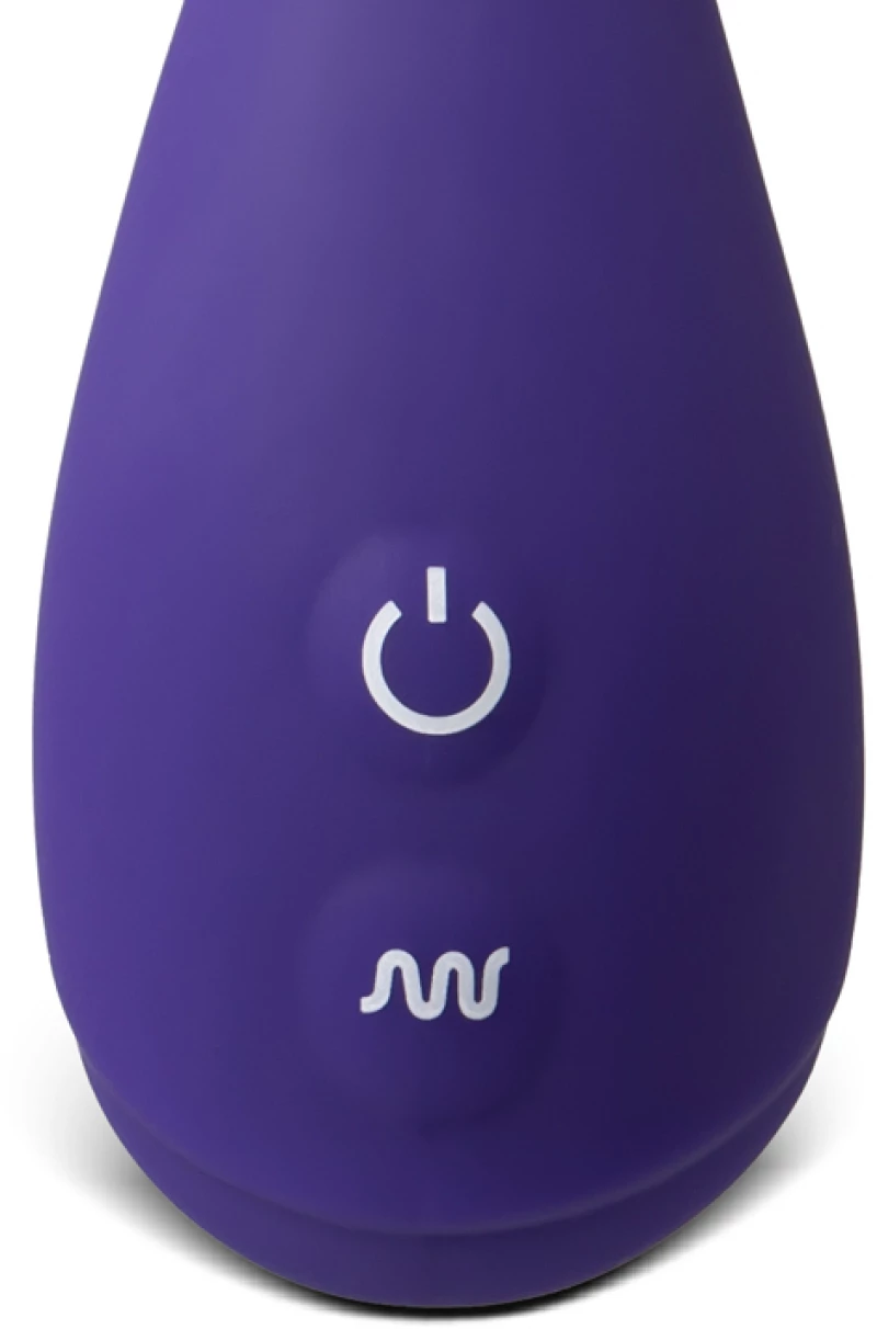 10-Speed Flexible Purple Silicone Realistic Dildo Vibrator