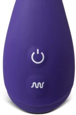 10-Speed Flexible Purple Silicone Realistic Dildo Vibrator
