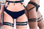 BDSM Γυναικείες Δερμάτινες Ζαρτιέρες