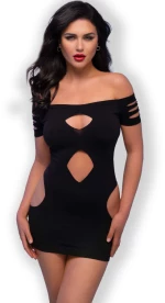 CHILIROSE - CR 4671 DRESS BLACK