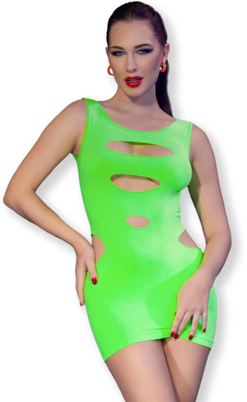 CHILIROSE - CR 4621 DRESS GREEN
