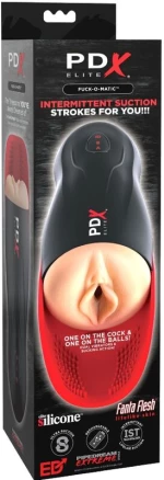 PDX ELITE - STROKER FUCK-O-MATIC VAGINA DOUBLE VIBRATION PENIS & TESTICLES