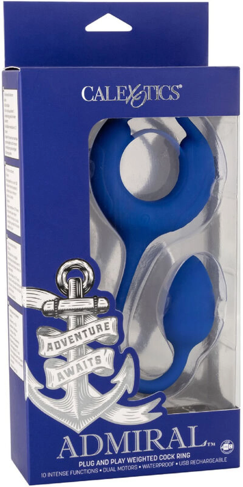 ADMIRAL - WEIGHTED COCK RING BLUE