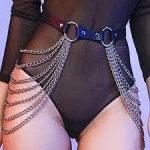BDSM Αξεσουάρ Μέσης με Αλυσίδες
