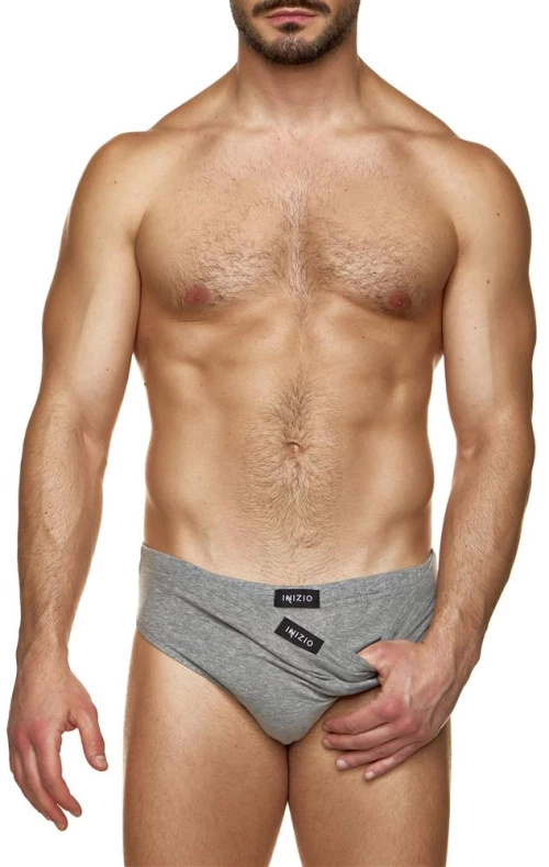 ΑΝΔΡΙΚΟ ΣΛΙΠ NIZIO ΜΕ ΕΣΩΤΕΡΙΚΟ ΛΑΣΤΙΧΟ 2PACK ΣΕ ΥΠΕΡΜΕΓΕΘΗ 4399-BS ΓΚΡΙ