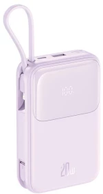 XO PR234 POWERBANK 22.5W+PD20W ME ΟΘΟΝΗ ΚΑΙ ΚΑΛΩΔΙΟ LIGHTNING + TYPE-C 20000MAH, ΜΩΒ