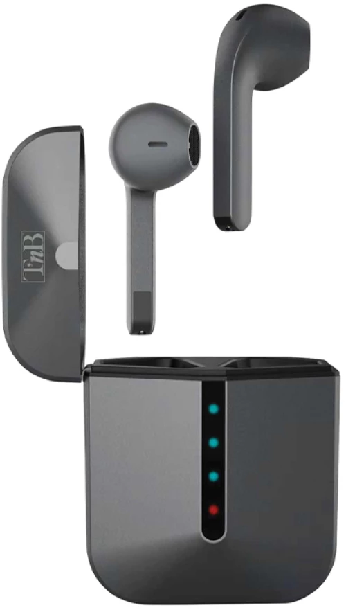 TnB Ακουστικά Bluetooth με θήκη φόρτισης EBZIPPBK TNB μαύρα