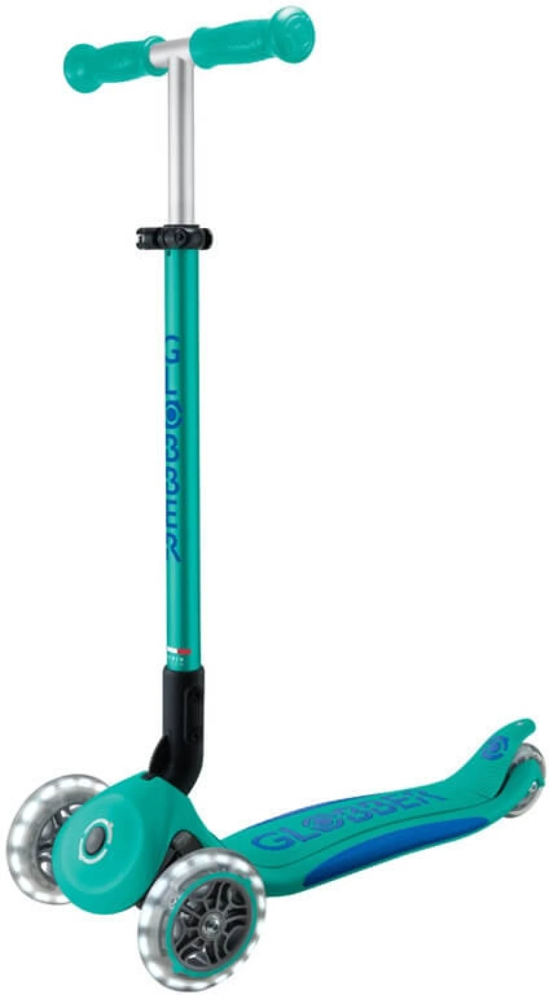 Πατίνι Αναδιπλούμενο Globber Scooter Primo Plus Lights Emeral Green (442-607-4)