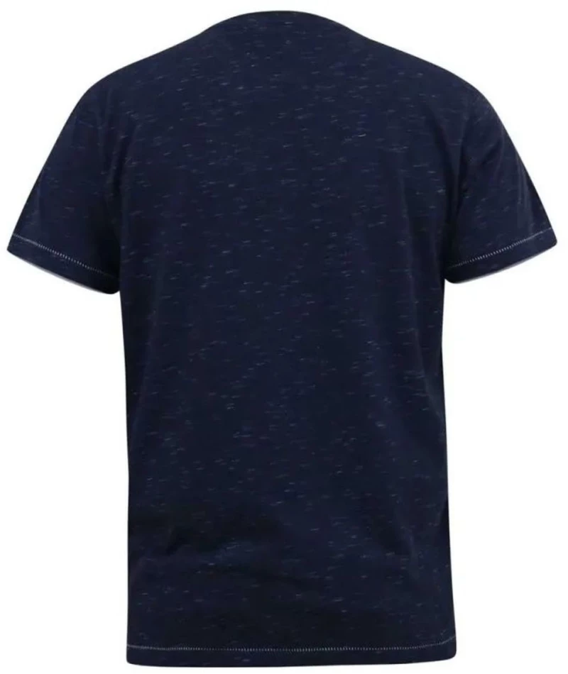 DUKE Ανδρικό Official AC/DC μπλέ navy Tshirt DENNIS D555 601532 Navy Reno