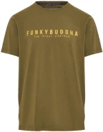FUNKY BUDDHA Ανδρικό λάδι T-Shirt FBM009-010-04 KHAKI