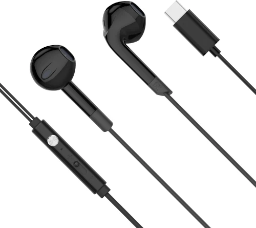 Kruger&Matz Ακουστικά in-ear USB-C με μικρόφωνο Kruger&Matz C2 μαύρα KMPC2-B