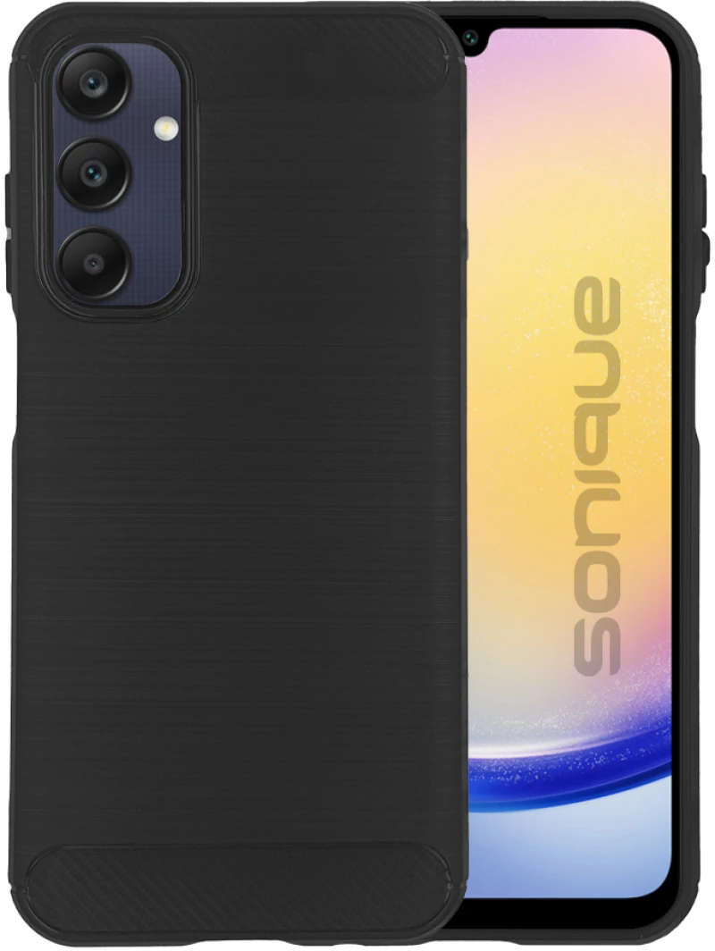Θήκη Σιλικόνης Sonique Carbon Brushed Samsung Galaxy A25 5G Μαύρο 5201101972585