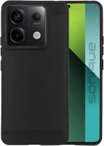 Θήκη Σιλικόνης Sonique Carbon Brushed Xiaomi Redmi Note 13 Pro 5G / Poco X6 5G Μαύρο 5210312021241