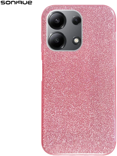 Θήκη Σιλικόνης Sonique Shiny Xiaomi Redmi Note 13 4G Ροζ 5210312010795