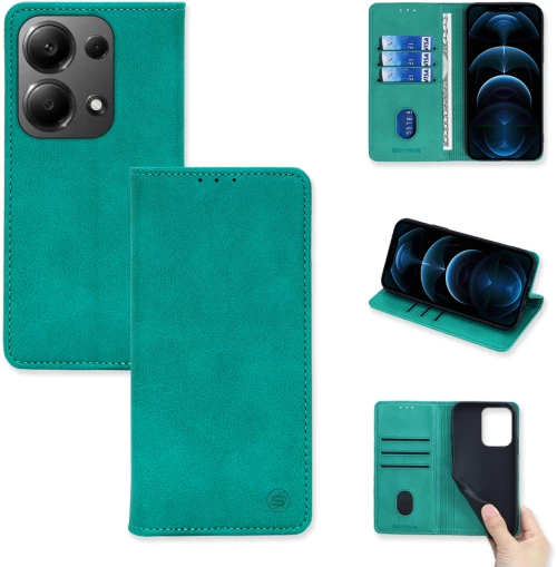 Θήκη Πορτοφόλι Vintage Magnet Wallet Sonique Xiaomi Redmi Note 13 Pro 4G / Poco M6 Pro 4G Βεραμάν 5210312017060