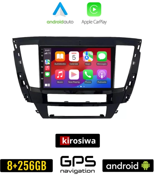 KIROSIWA MITSUBISHI L200 (μετά το 2020) Android οθόνη αυτοκίνητου 8GB + 256GB με GPS WI-FI (ηχοσύστημα αφής 10" ιντσών OEM Android Auto Apple Carplay Youtube Playstore MP3 USB Radio Bluetooth Mirrorlink εργοστασιακή 4x60W, AUX)