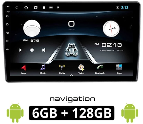 TOYOTA LANDCRUISER (1998 - 2003) Android οθόνη αυτοκίνητου 6GB με GPS WI-FI (ηχοσύστημα αφής 9" ιντσών OEM Youtube Playstore MP3 USB Radio Bluetooth Mirrorlink εργοστασιακή, 4x60W, AUX)
