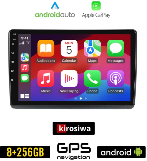 KIROSIWA NISSAN PRIMASTAR (2001 - 2014) Android οθόνη αυτοκίνητου 8GB + 256GB με GPS WI-FI (ηχοσύστημα αφής 10" ιντσών Android Auto Apple Carplay Youtube Playstore MP3 USB Radio Bluetooth Mirrorlink εργοστασιακή, 4x60W)