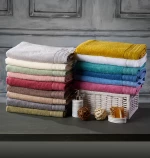 Πετσέτα Μονόχρωμη New Cotton Series - Dusty Red, Χεριών 30x50