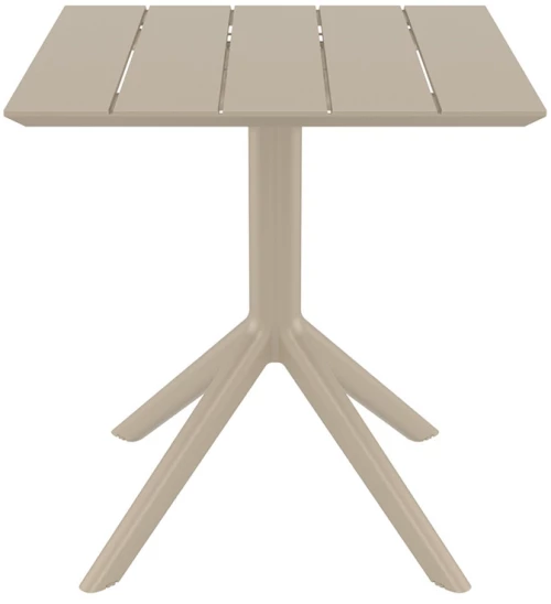 PARIS TAUPE 70X70X74εκ. ΤΡΑΠΕΖΙ ΠΟΛ/ΝΙΟΥ