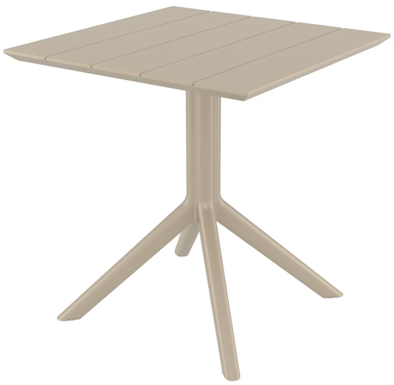 PARIS TAUPE 70X70X74εκ. ΤΡΑΠΕΖΙ ΠΟΛ/ΝΙΟΥ