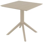 PARIS TAUPE 70X70X74εκ. ΤΡΑΠΕΖΙ ΠΟΛ/ΝΙΟΥ