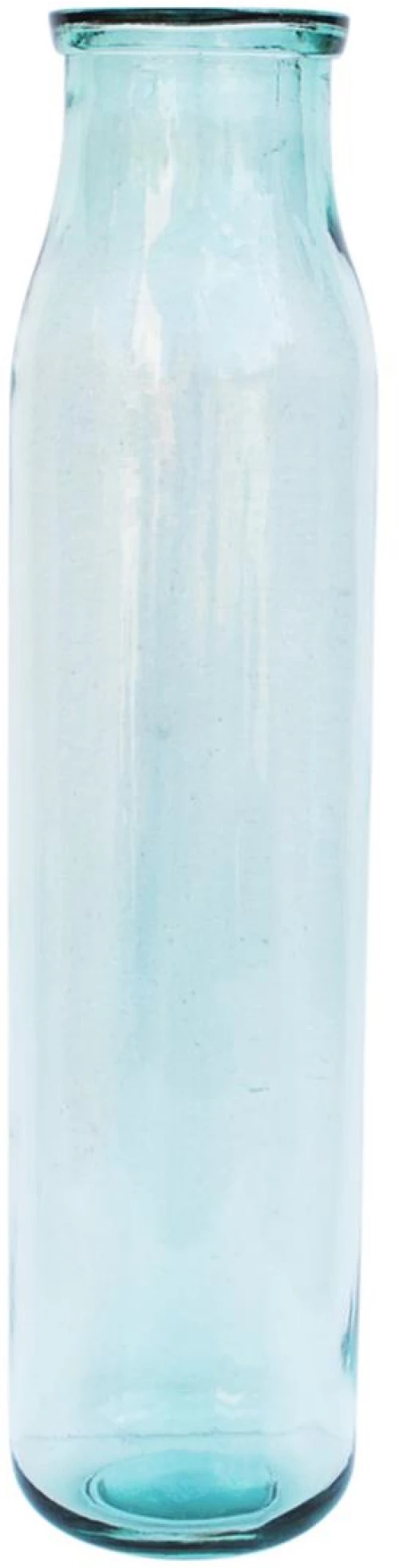 Βάζο γυάλινο recycled Διάφανο Η76cm